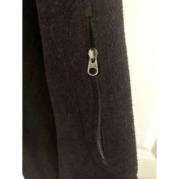 Old Navy Mens XXL Black 1/4 Zip Fleece Pullover Shirt L/S Zipper On Arm - Picture 2 of 5